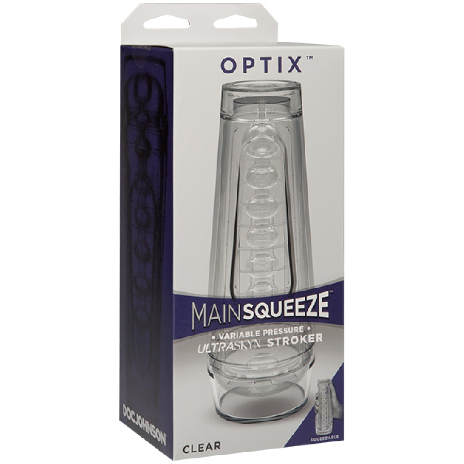 OPTIX Crystal Masturbator Clear