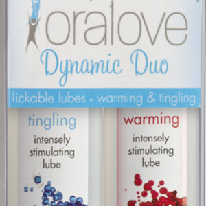 Oralove Dynamic Duo Lickable Lubes - Warming & Tingling