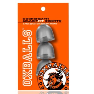 Oxballs Adjustfit Insert 3-pack cocksheath inserts Clear Cock Ring
