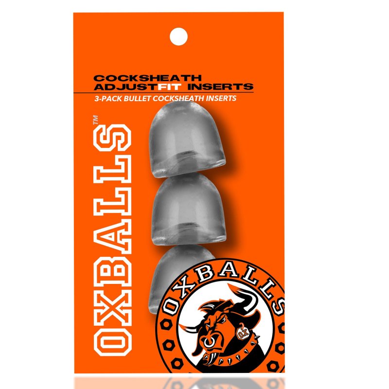 Oxballs Adjustfit Insert 3-pack cocksheath inserts Clear Cock Ring