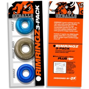 Oxballs Rimringz multi size 3-pack Cool Blues