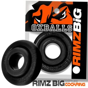 Oxballs Rimz Big Single Ring Comfort Cockring - Black