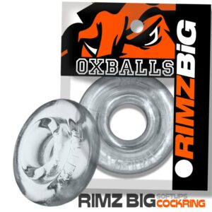 Oxballs Rimz Big Single Ring Comfort Cockring - Clear