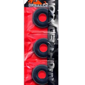 Oxballs Ringer 3-pack cockring plus+SILICONE™ special edition Night