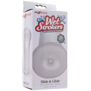PDX Extreme Wet Stroker - Slide & Glide - Clear Vagina Stroker PDX Extreme Wet Stroker - Slide & Glide - Clear Vagina Stroker
