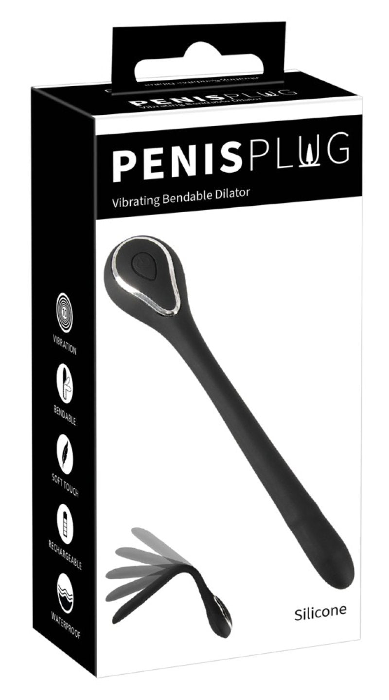 Penis Plug Vibrating Bendable Dilator