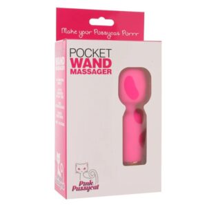 Pink Pussycat Pocket Wand Massager