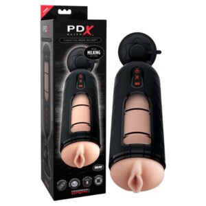 Pipedream Extreme Toyz Elite Vibrating Mega Milker - Flesh Rechargeable Stroker