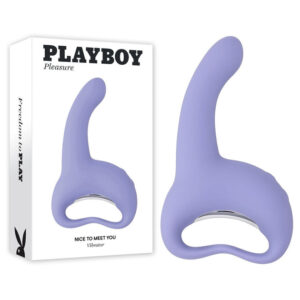 Playboy Pleasure NICE TO MEET YOU - Purple 19.5 cm USB Rechargeable Vibrator