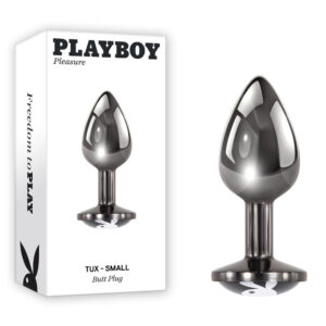 Playboy Pleasure TUX Metal Butt Plug - Small, 7.4cm