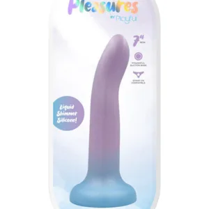 Pleasures by Playful 7 inch Dong - Purple to Blue