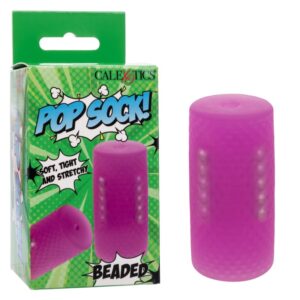 Pop Sock™ Pop Sock Beaded Purple Masturbator