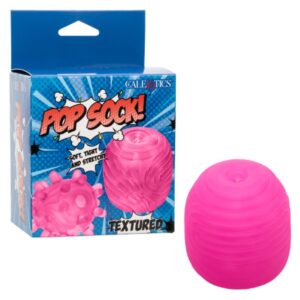 Pop Sock™ Pop Sock Textured - Pink Masturbator