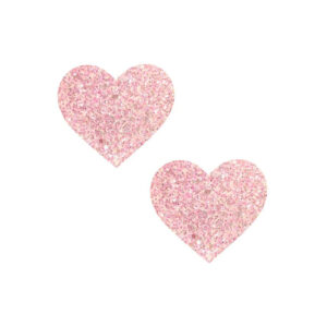Powder Puff Glitter I Heart U Nipple Cover Pasties