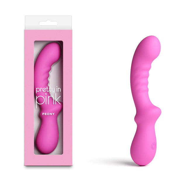 Pretty in Pink Peony - Pink - Pink 19.8 cm USB Rechargeable Vibrator