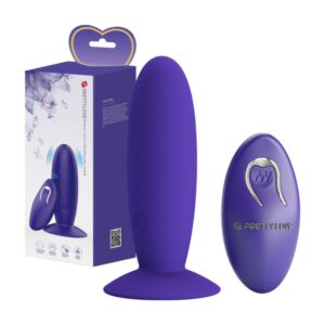 Pretty Love Remote Control Vibrating Plug Youth - Purple