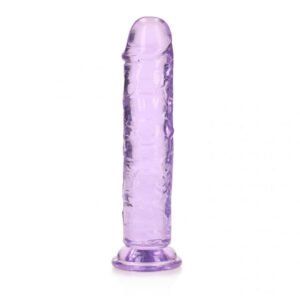 REALROCK 18 cm Straight Dildo - Purple - Purple 18 cm (7'') Dong