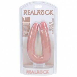 RealRock 7" U Shaped Double Dildo