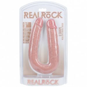 RealRock 9" U Shaped Double Dildo