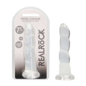 REALROCK Non Realistic Dildo With Suction - REALROCK Non Realistic Dildo With Suction -