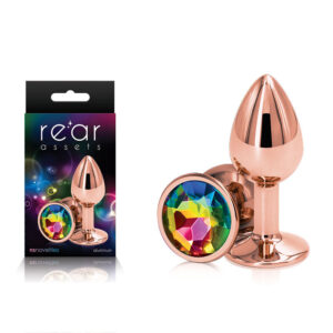 Rear Assets Rose Gold Small Rainbow Gem Rear Assets Rose Gold Small Rainbow Gem