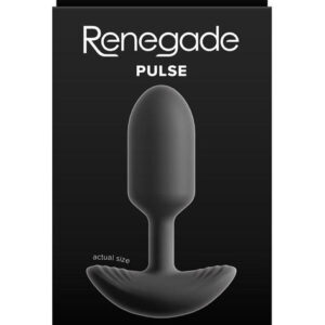 Renegade Pulse Black Butt Plug