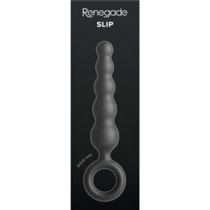 Renegade Slip Black Anal Beads