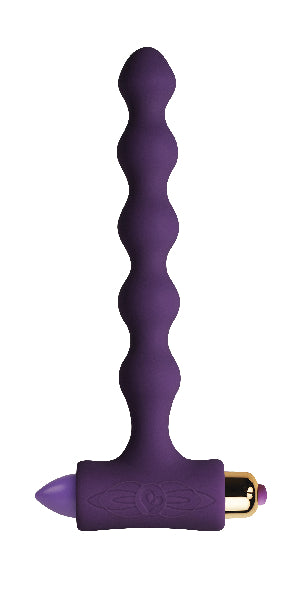 Rocks Off Petite Sensations Pearls Purple Butt Plug