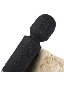 Rocks Off Rechargeable Mini Wand Vibrator - Black Tulip
