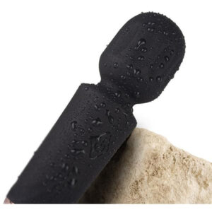 Rocks Off Rechargeable Mini Wand Vibrator - Black Tulip