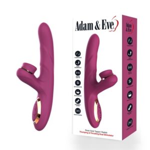 Rose Gold Tappin' Thumping and Thrusting Dual Stimulating Rabbit - Vibrators