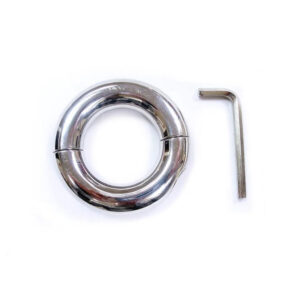 Rouge Stainless Steel Doughnut Ball Stretcher Weight 45mm Cock Ring