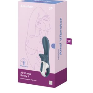 Satisfyer Air Pump Booty 2 Dark Grey Anal Toy