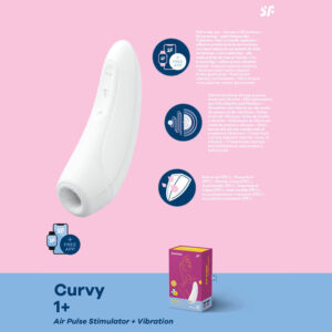 Satisfyer Curvy 1+ App-Controlled Clitoral Vibrator