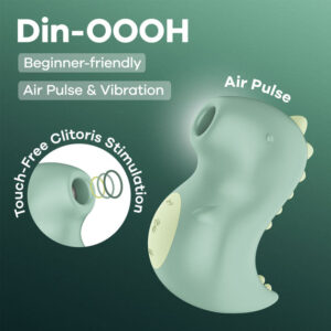 Satisfyer Din-OOOH - Mint Green USB Rechargeable Air Pulse Stimulator