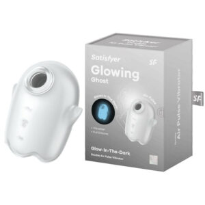 Satisfyer Glowing Ghost White Glow-in-Dark Air Pulse Stimulator
