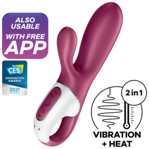 Satisfyer Hot Bunny Connect App Warm Vibration Stimulator