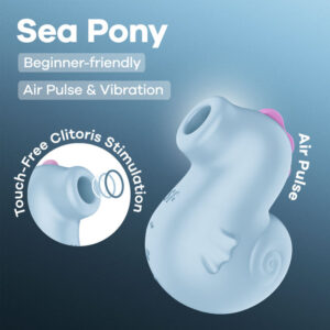 Satisfyer Sea Pony - Baby Blue USB-C Rechargeable Air Pulse Stimulator Satisfyer Sea Pony - Baby Blue USB-C Rechargeable Air Pulse Stimulator