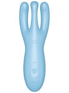 Satisfyer Threesome 4 App Control Stimulator - Blue Satisfyer Threesome 4 App Control Stimulator - Blue