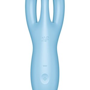 Satisfyer Threesome 4 App Control Stimulator - Blue