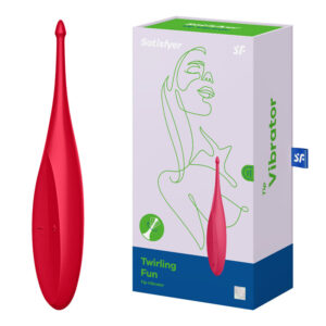 Satisfyer Twirling Fun Poppy Red Clitoral Vibrator Satisfyer Twirling Fun Poppy Red Clitoral Vibrator