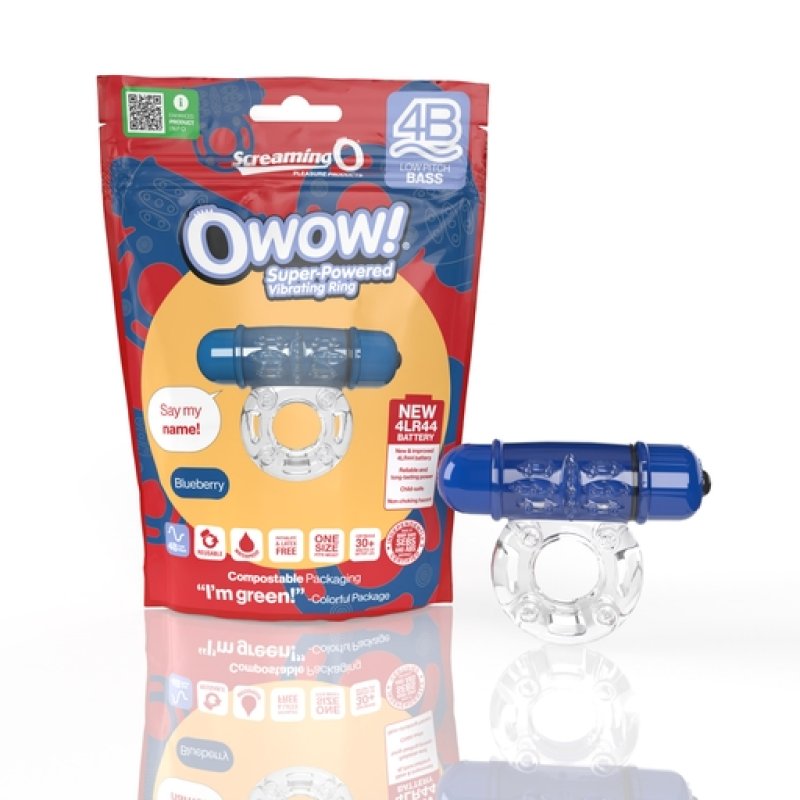 Screaming O 4B OWow - Blueberry Cock Ring