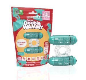 Screaming O 4T Double Wammy - Kiwi Cock Ring