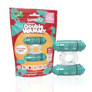 Screaming O 4T Double Wammy - Kiwi Cock Ring