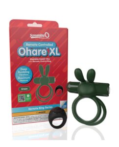 Screaming O Remote Controlled Ohare XL Vibrating Ring - Green