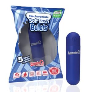 Screaming O Soft Touch Rechargeable Bullets - Blue