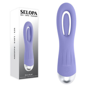 Selopa IN A FLAP - Purple 15 cm USB Rechargeable Flicking Stimulator Selopa IN A FLAP - Purple 15 cm USB Rechargeable Flicking Stimulator