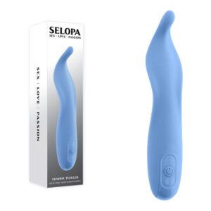 Selopa TENDER TICKLER - Blue 16.2 cm USB Rechargeable Pinpoint Stimulator Selopa TENDER TICKLER - Blue 16.2 cm USB Rechargeable Pinpoint Stimulator
