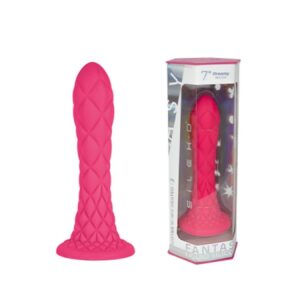 Silexd 7" Fantasy Liquid Silicone Dreamy Pink Dildo