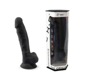 Silexd 8" Model 1 Black Dildo